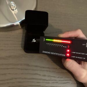 Engagement Ring - Diamond 2 Carat - 925 Sterling Silver - Moissanite Ring